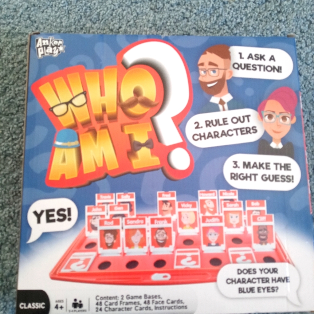 WHO AM I board game